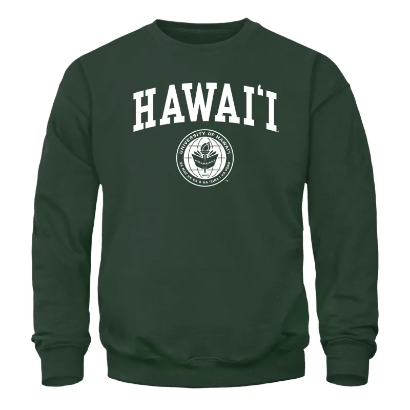 University of Hawaii Heritage Sweatshirt (Hunter Green) sold by Barnesmith
