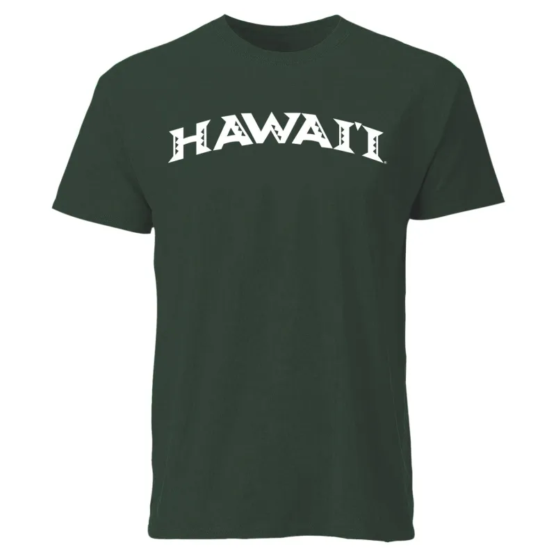 University of Hawaii Classic T-Shirt (Hunter Green) sold by Barnesmith