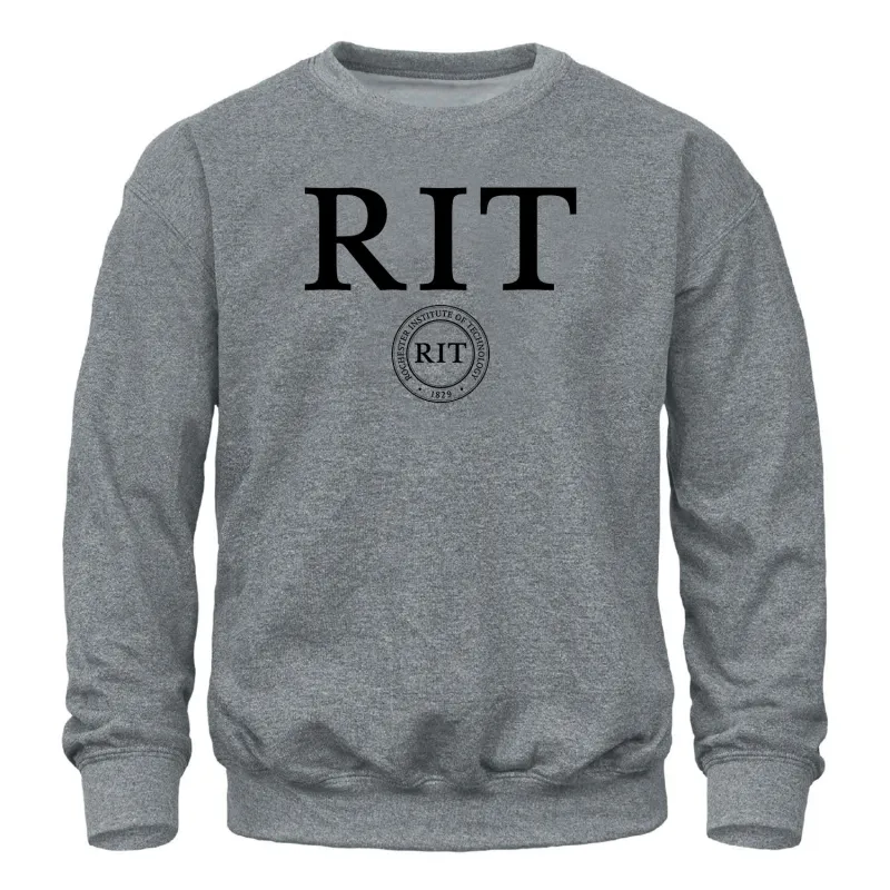 Rochester Institute of Technology Heritage Sweatshirt (Charcoal Grey) sold by Barnesmith