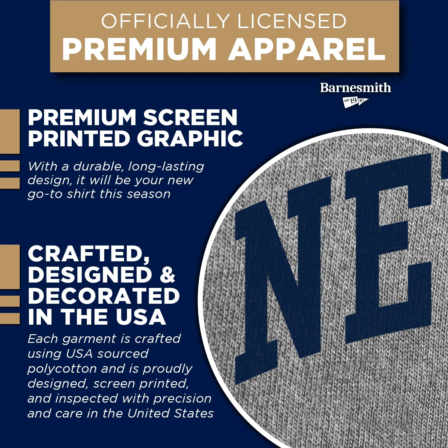 University of Nevada Reno Classic T-Shirt (Charcoal Grey) sold by Barnesmith product image thumbnail 4