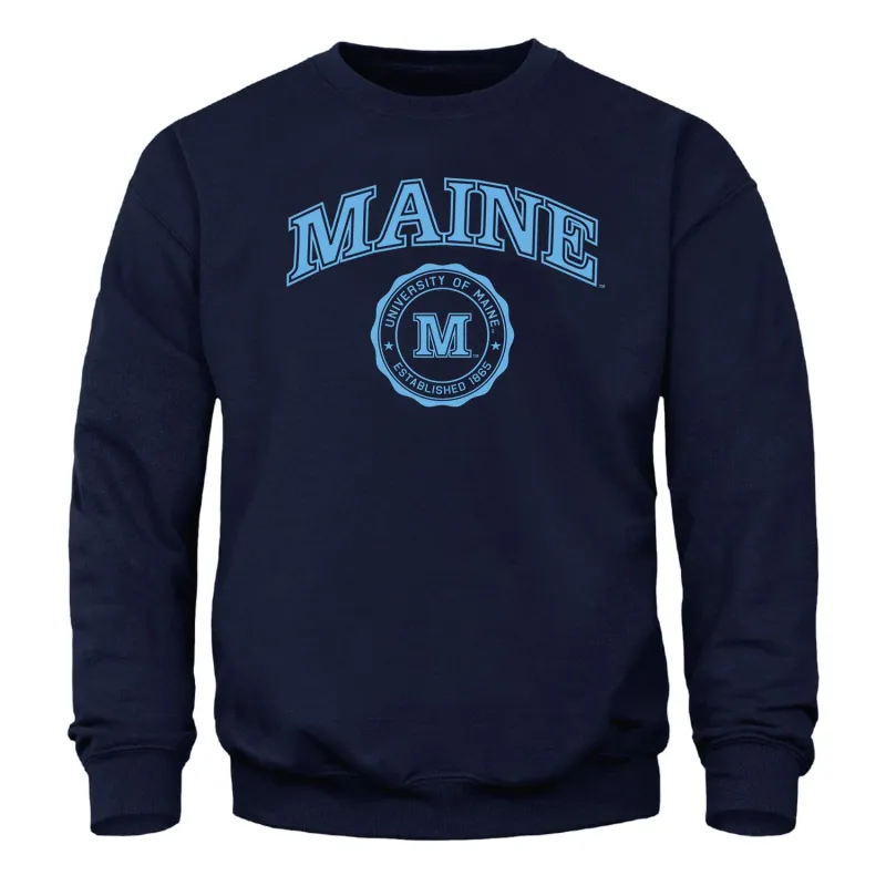 University of Maine Heritage Sweatshirt (Navy) sold by Barnesmith