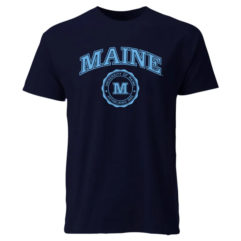 University of Maine Heritage T-Shirt (Navy) sold by Barnesmith