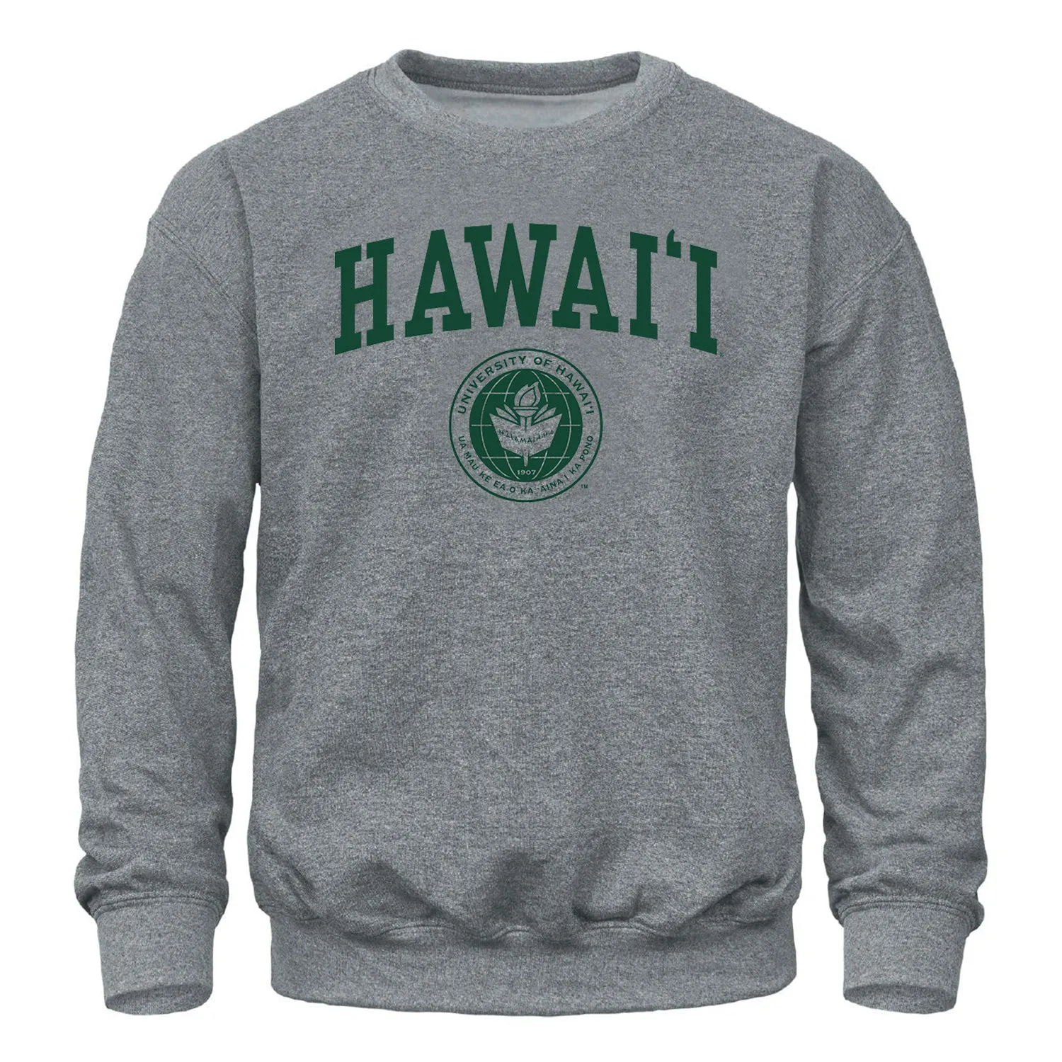 University of Hawaii Heritage Sweatshirt (Charcoal Grey) sold by Barnesmith
