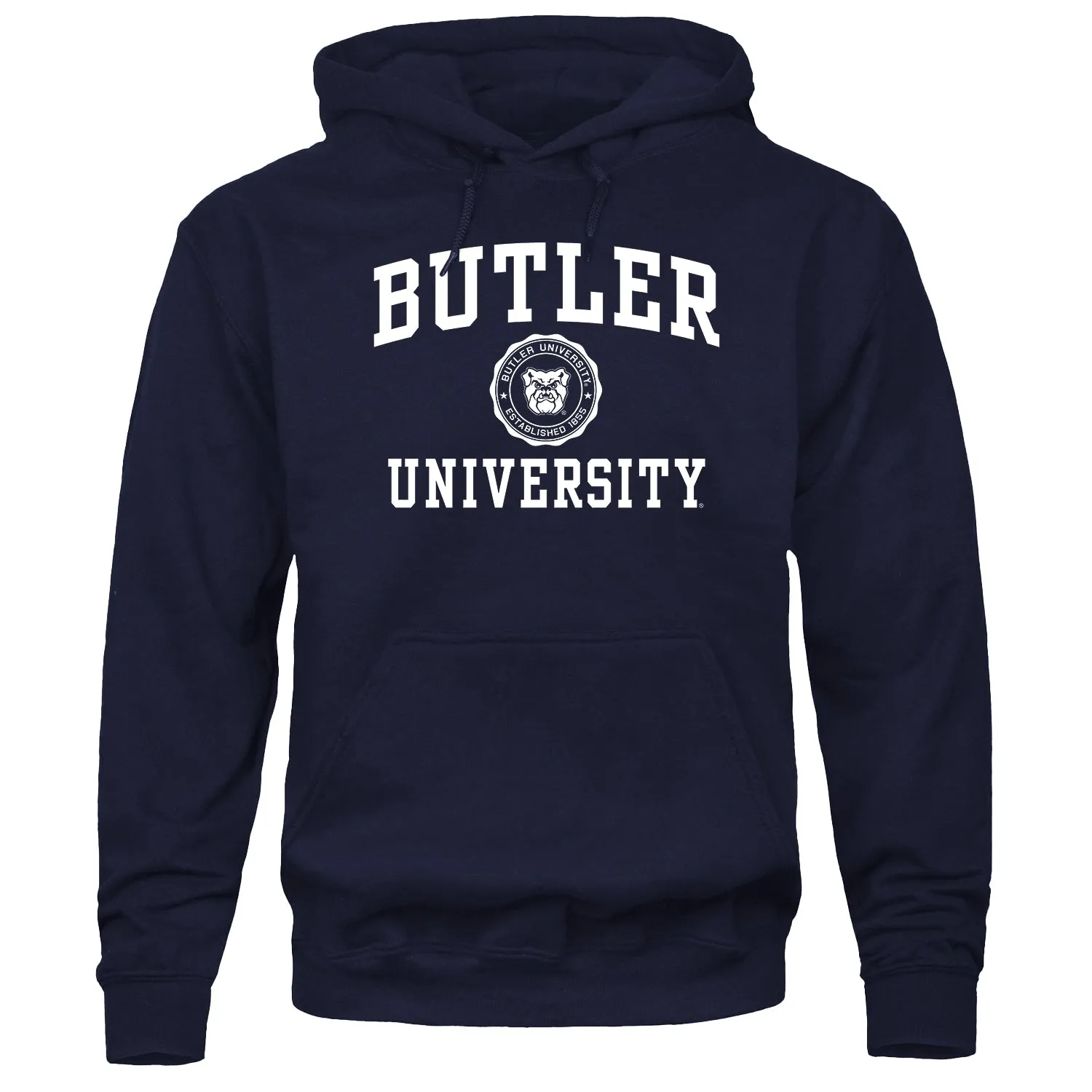 Butler University Heritage Hooded Sweatshirt (Navy) sold by Barnesmith
