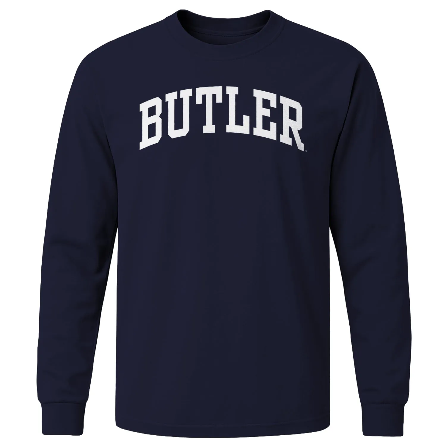 Butler University Classic Long Sleeve T-Shirt (Navy) sold by Barnesmith