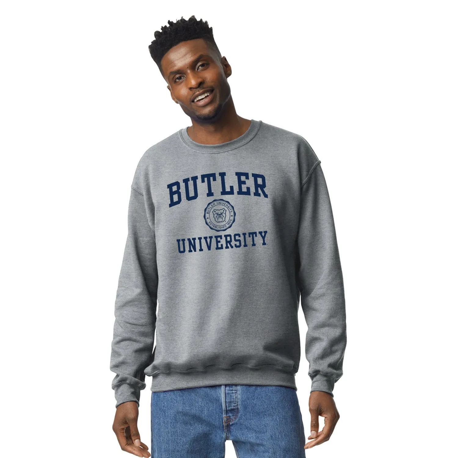 Butler University Heritage Sweatshirt (Charcoal Grey) sold by Barnesmith product image thumbnail 2