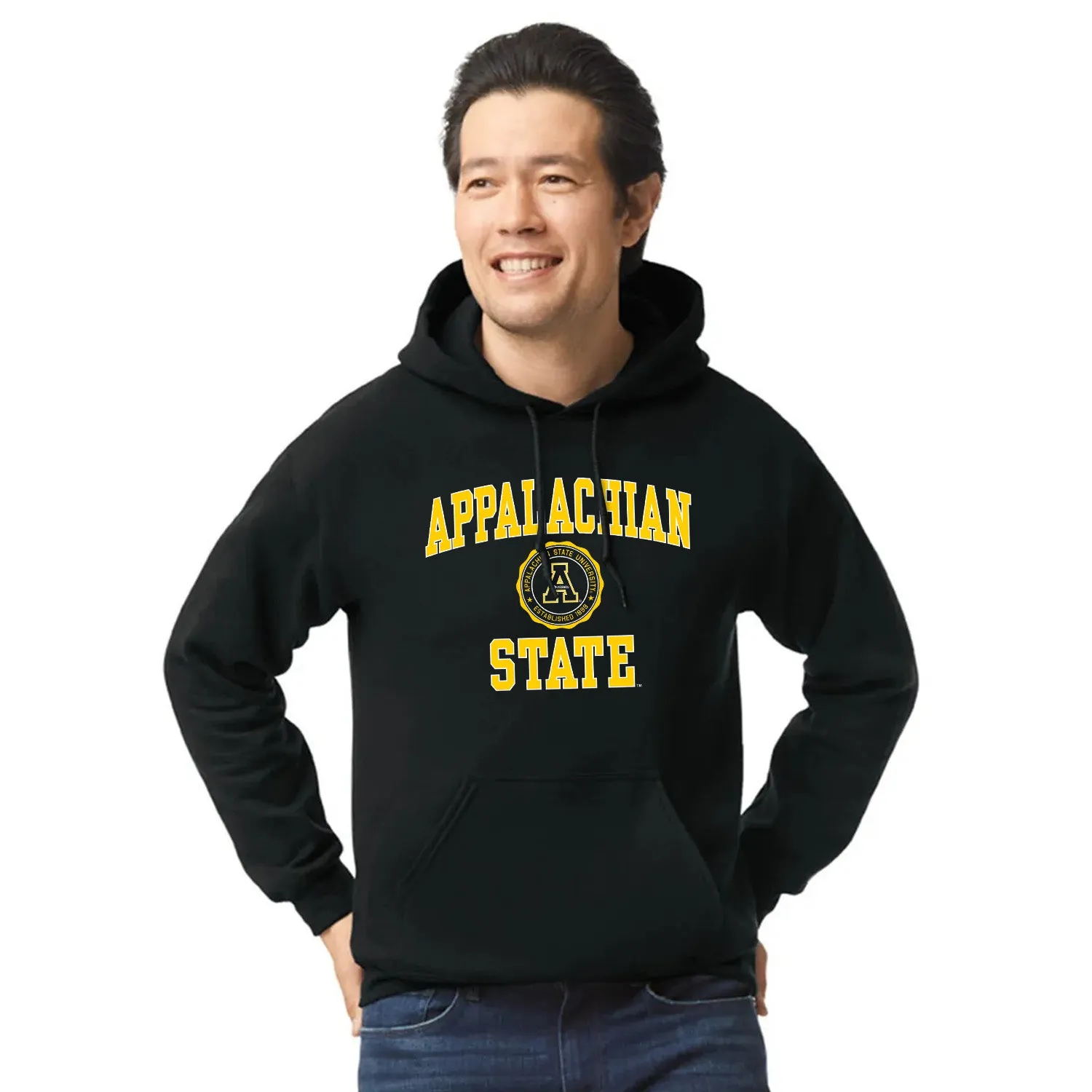 Appalachian State University Heritage Hooded Sweatshirt (Black) sold by Barnesmith product image thumbnail 2