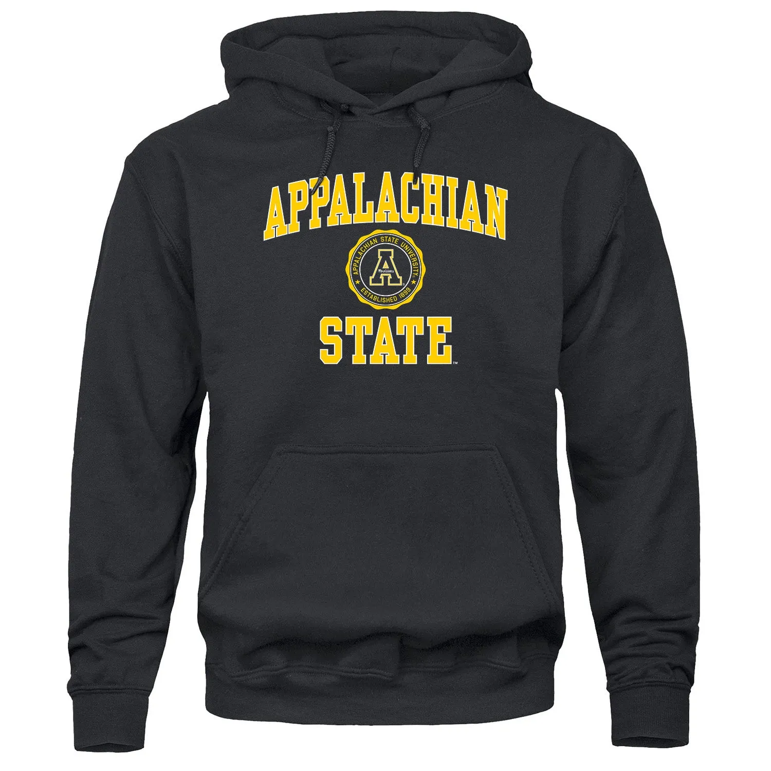 Appalachian State University Heritage Hooded Sweatshirt (Black) sold by Barnesmith