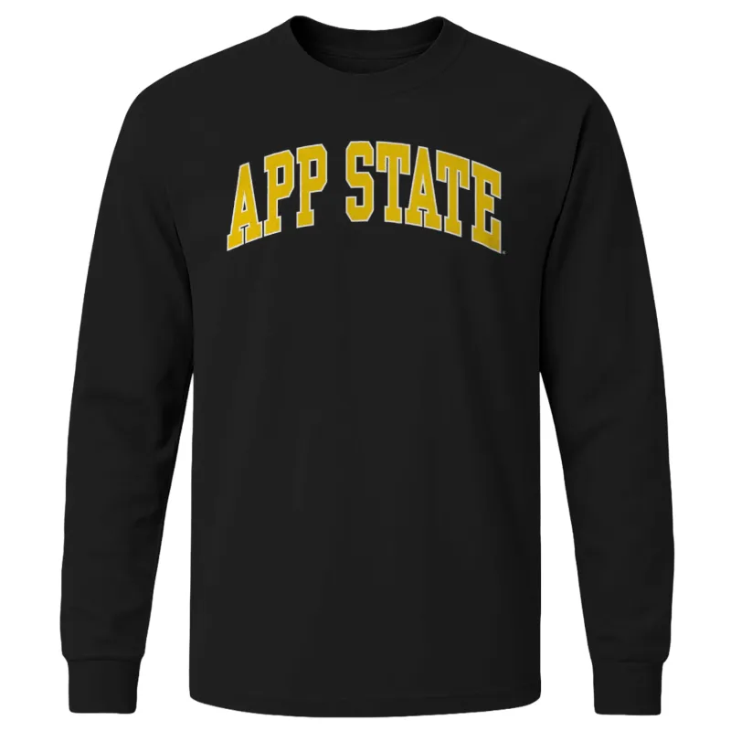 Appalachian State University Classic Long Sleeve T-Shirt (Black) sold by Barnesmith