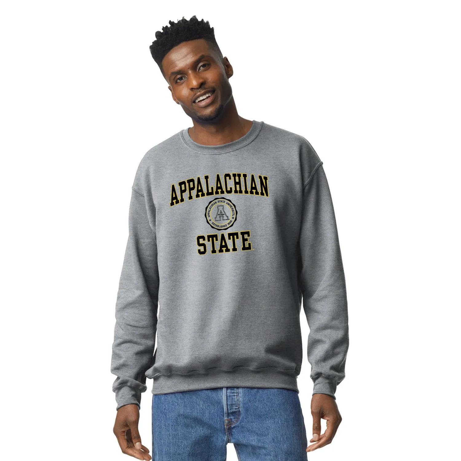 Appalachian State University Heritage Sweatshirt (Charcoal Grey) sold by Barnesmith product image thumbnail 2