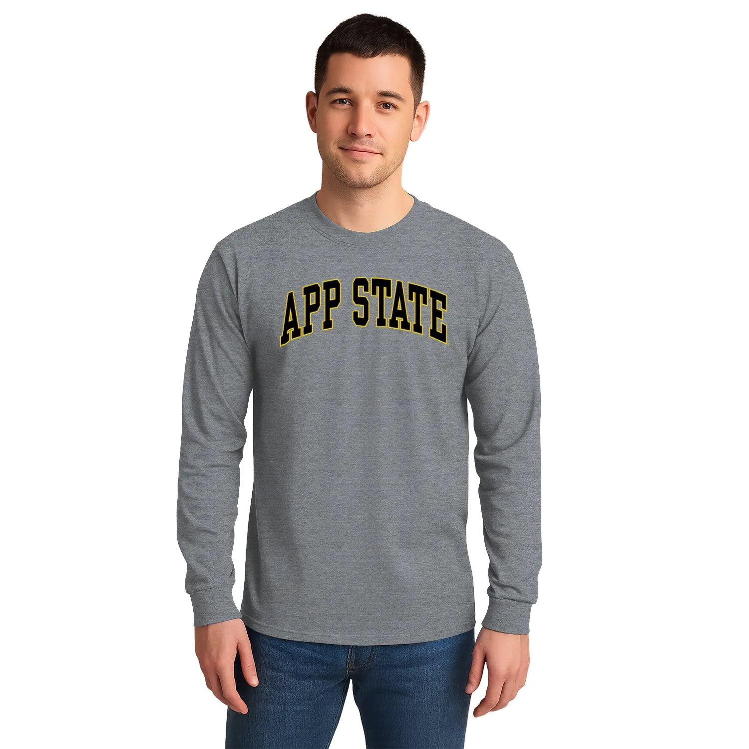 Appalachian State University Classic Long Sleeve T-Shirt (Charcoal Grey) sold by Barnesmith product image thumbnail 2