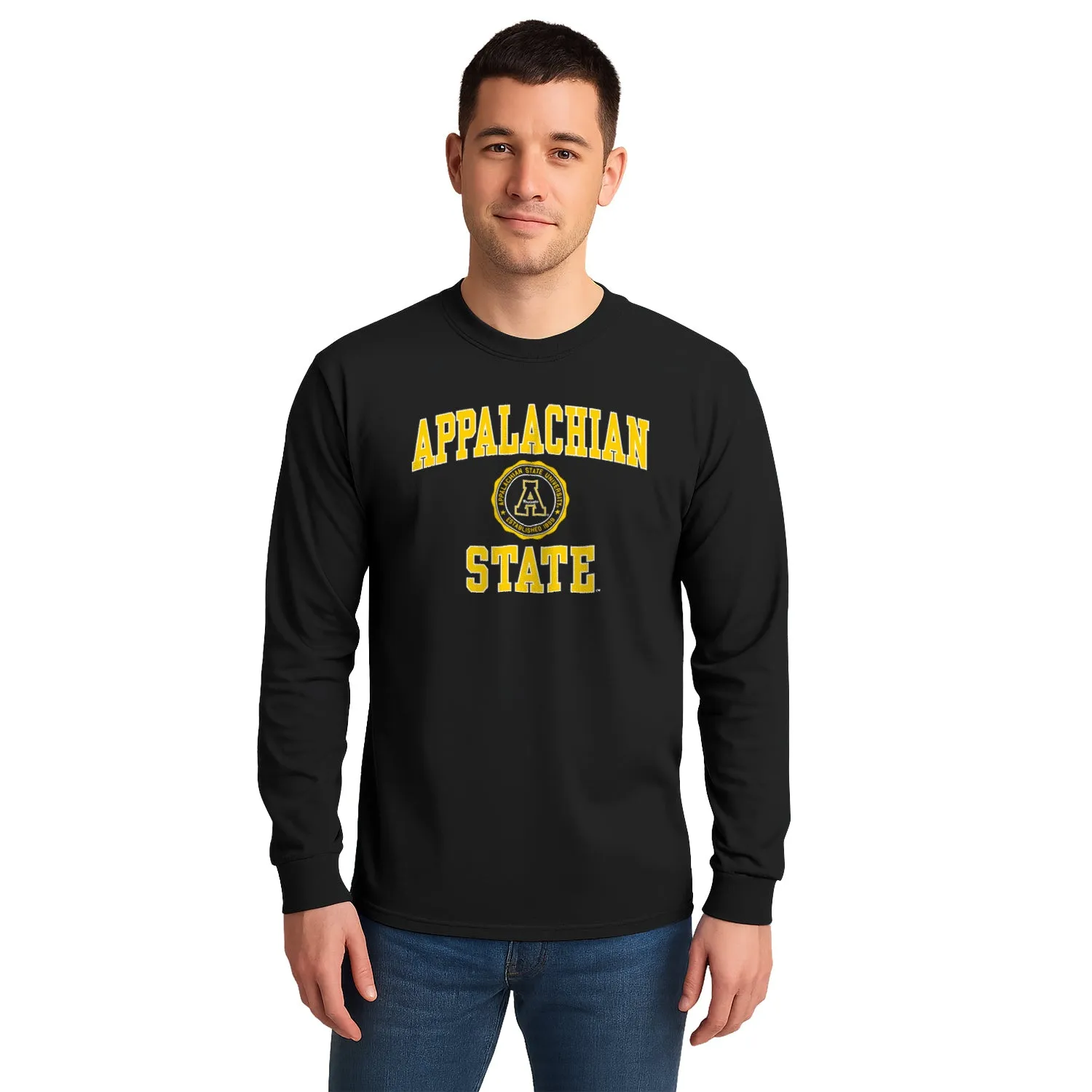 Appalachian State University Heritage Long Sleeve T-Shirt (Black) sold by Barnesmith product image thumbnail 2
