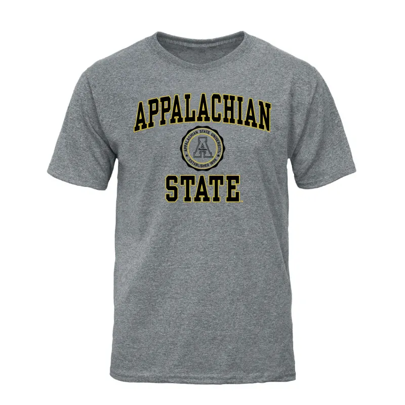 Appalachian State University Heritage T-Shirt (Charcoal Grey) sold by Barnesmith