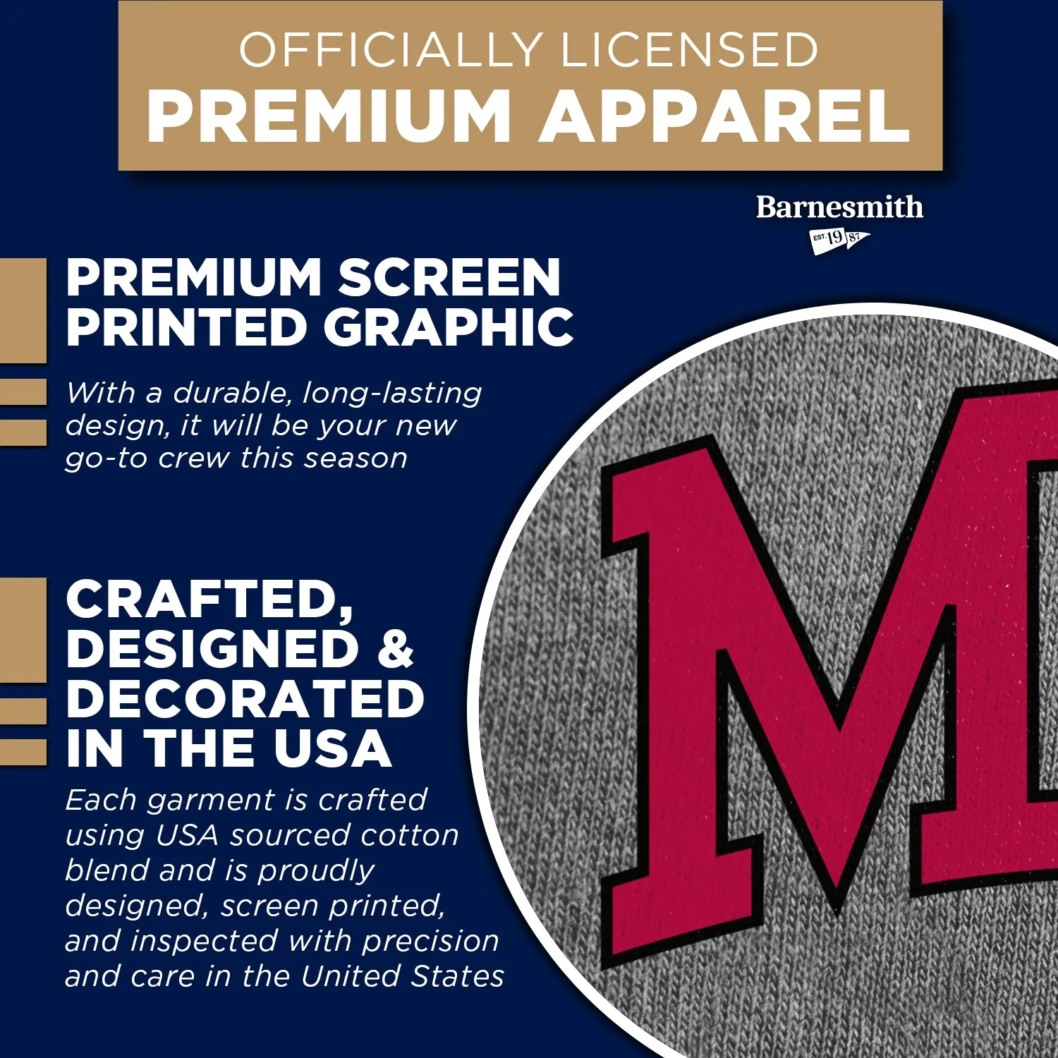 MIT Essential Sweatshirt (Heather Grey) sold by Barnesmith product image thumbnail 4