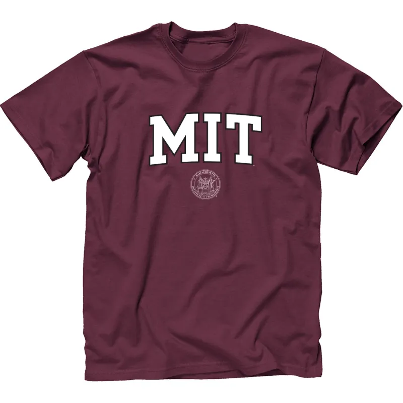 MIT T-Shirt Crest (Maroon) sold by Barnesmith