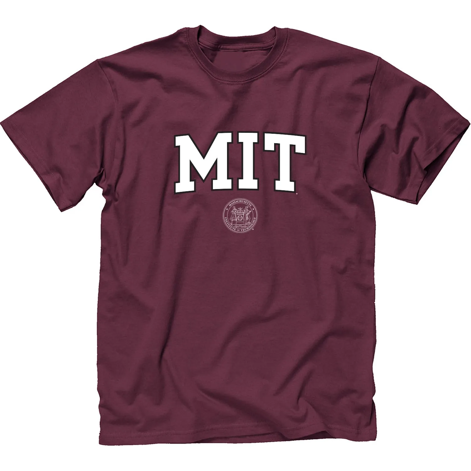 MIT T-Shirt Crest (Maroon) sold by Barnesmith