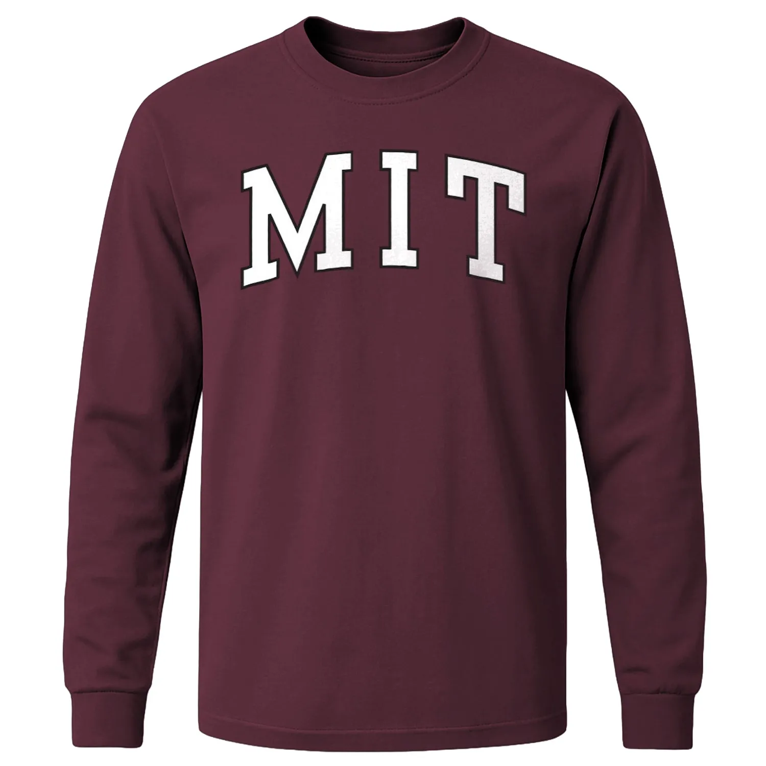 MIT Long Sleeve T-Shirt Classic (Maroon) sold by Barnesmith