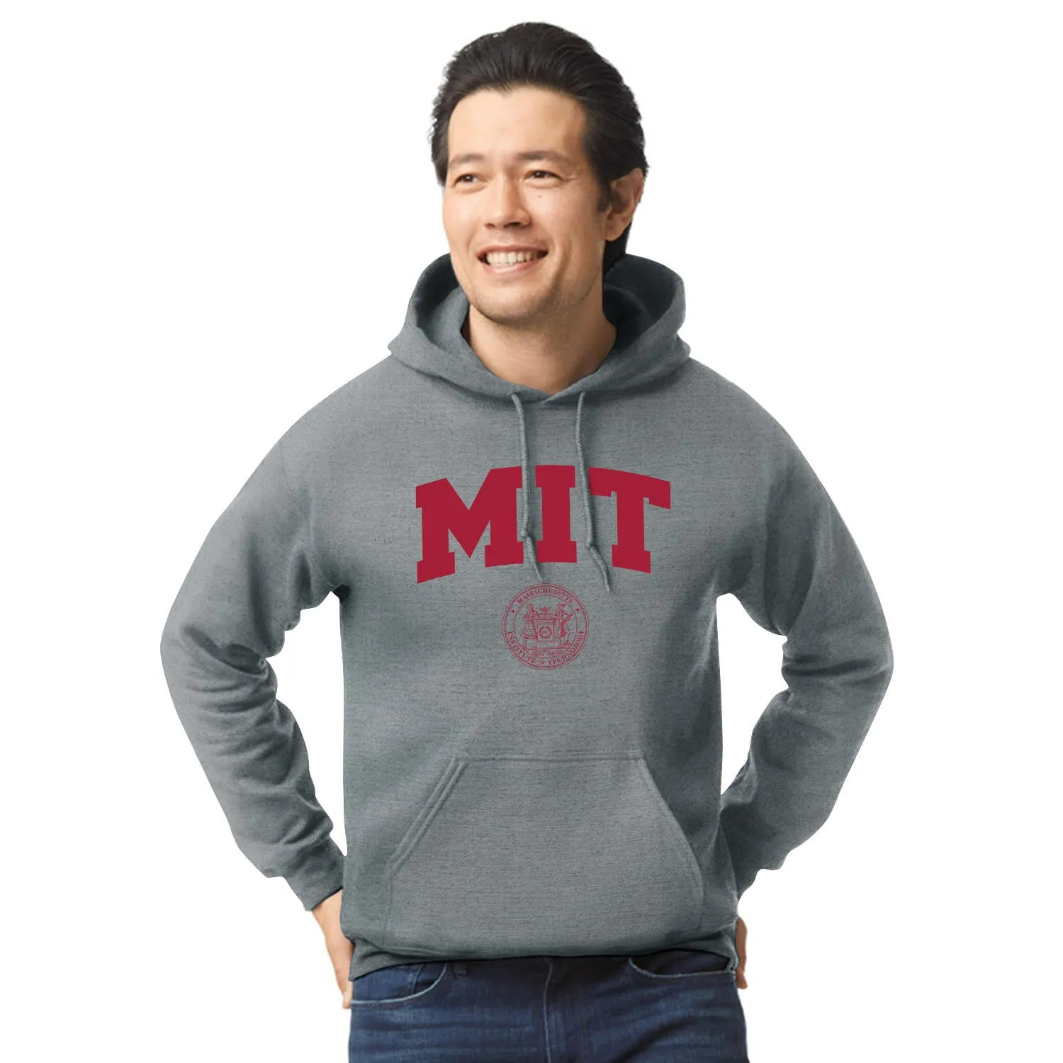 MIT Heritage Hooded Sweatshirt (Charcoal Grey) sold by Barnesmith product image thumbnail 2