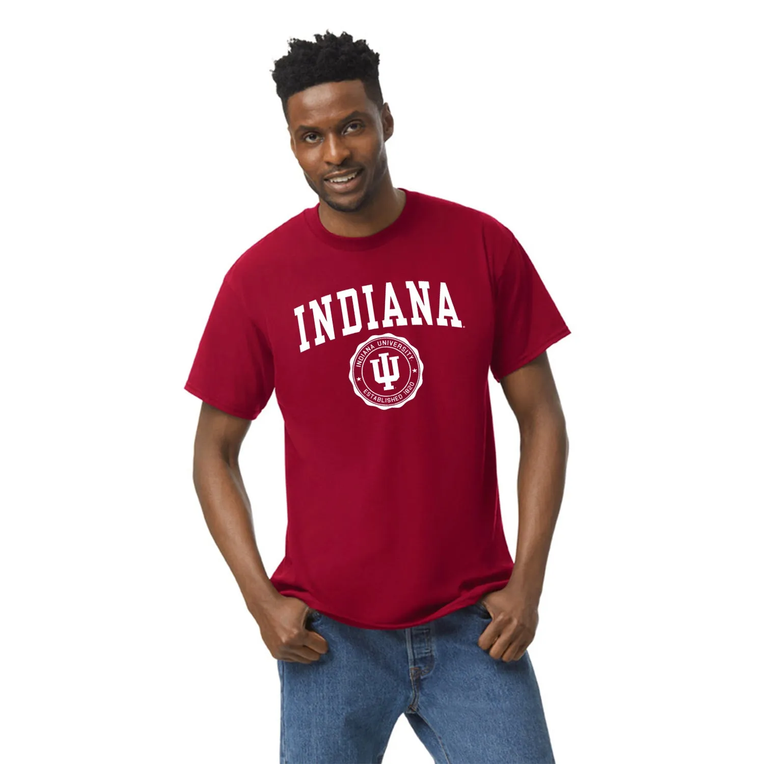 Indiana University Heritage T-Shirt (Cardinal) sold by Barnesmith product image thumbnail 2