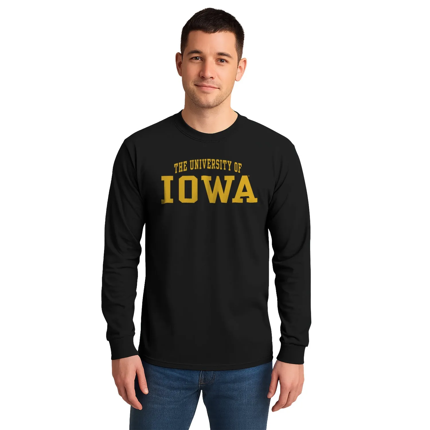 University of Iowa Classic Long Sleeve T-Shirt (Black) sold by Barnesmith product image thumbnail 2