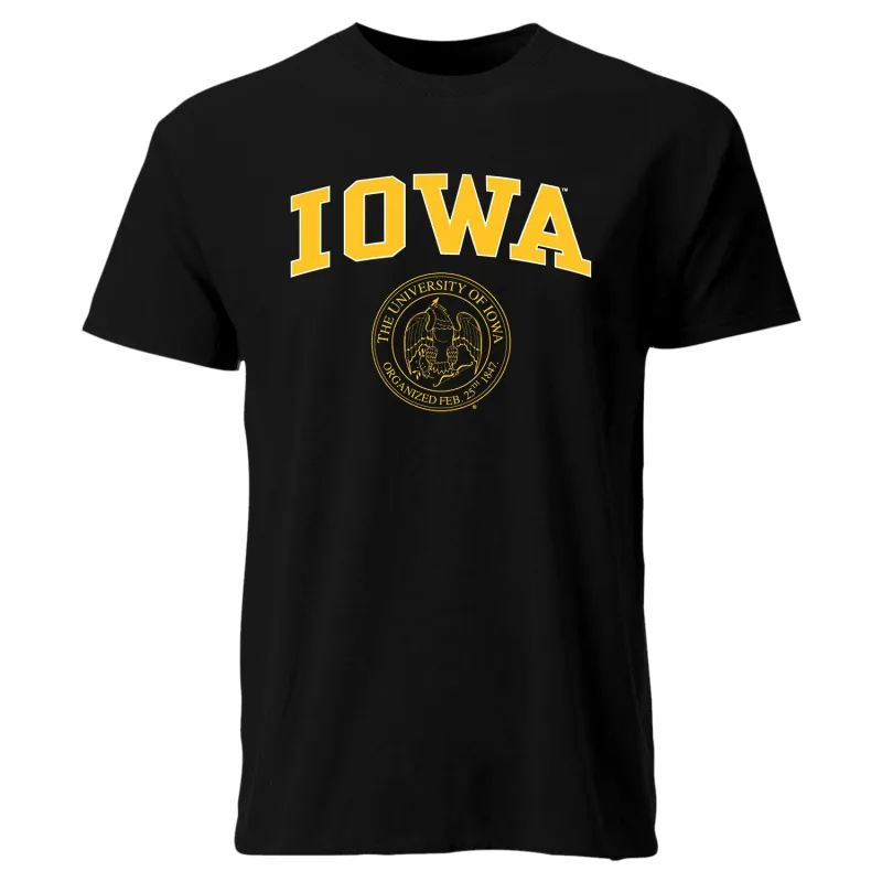 University of Iowa Heritage T-Shirt (Black) sold by Barnesmith
