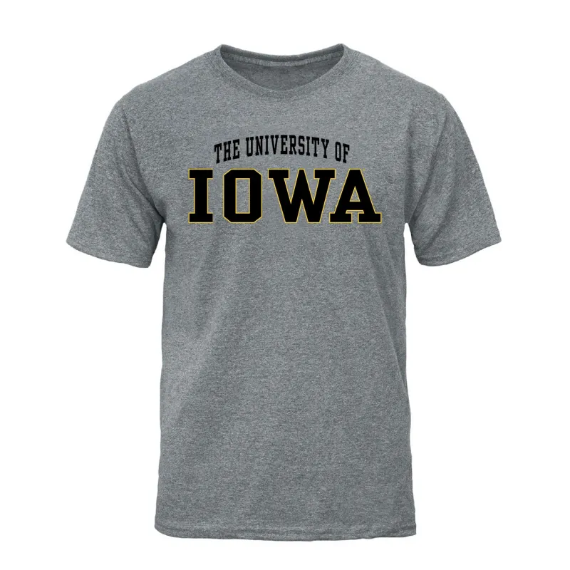 University of Iowa Classic T-Shirt (Charcoal Grey) sold by Barnesmith