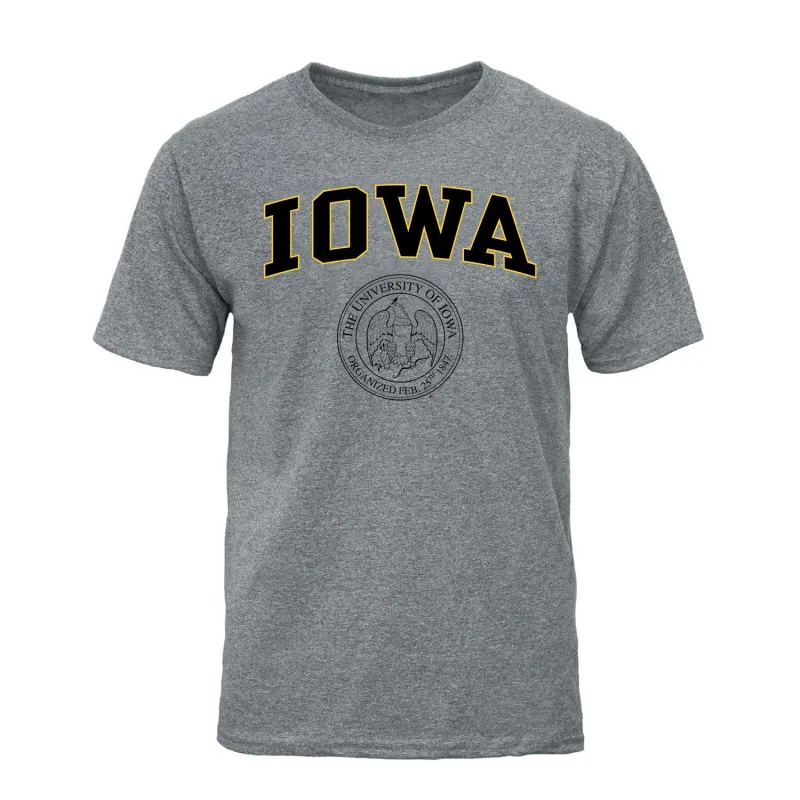 University of Iowa Heritage T-Shirt (Charcoal Grey) sold by Barnesmith