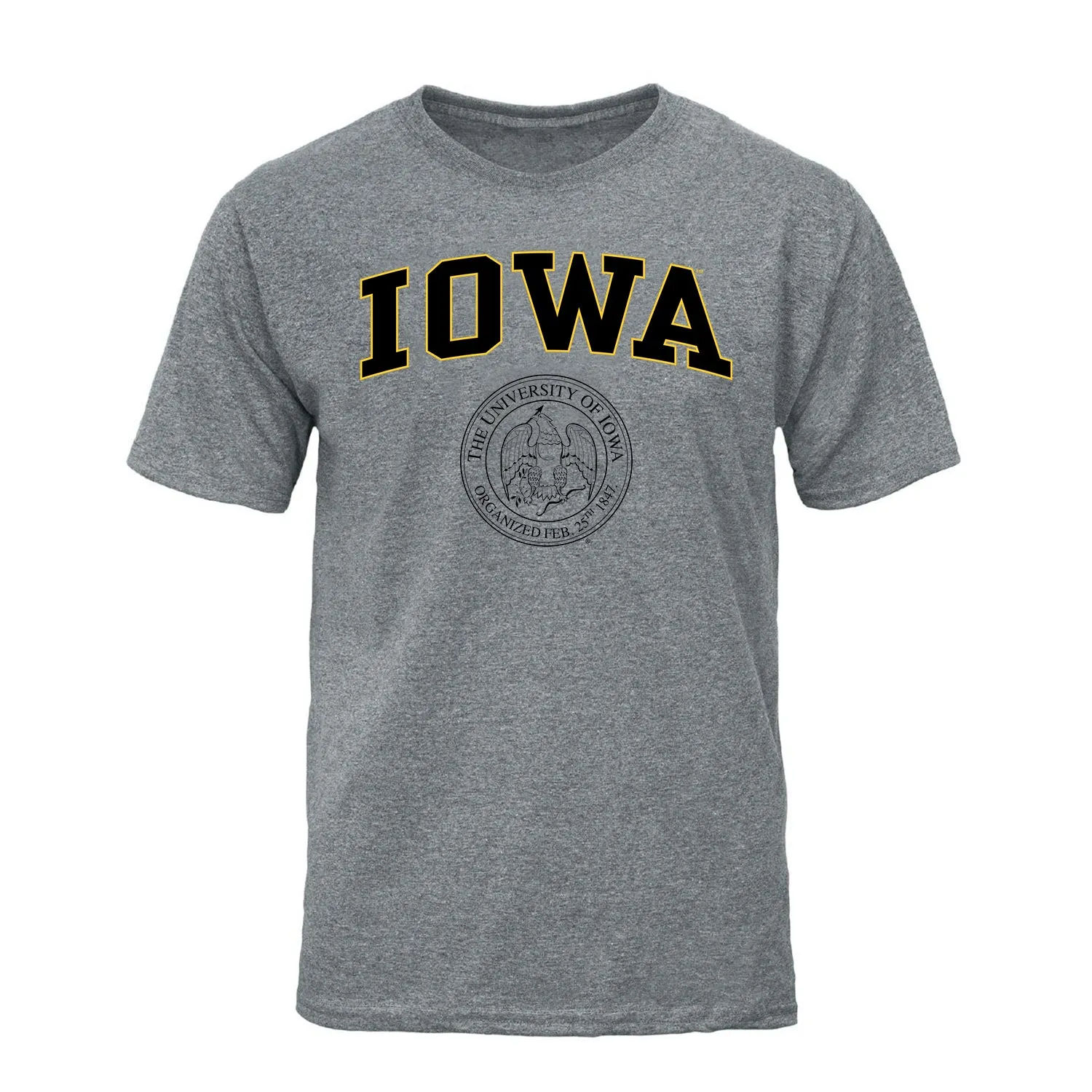 University of Iowa Heritage T-Shirt (Charcoal Grey) sold by Barnesmith