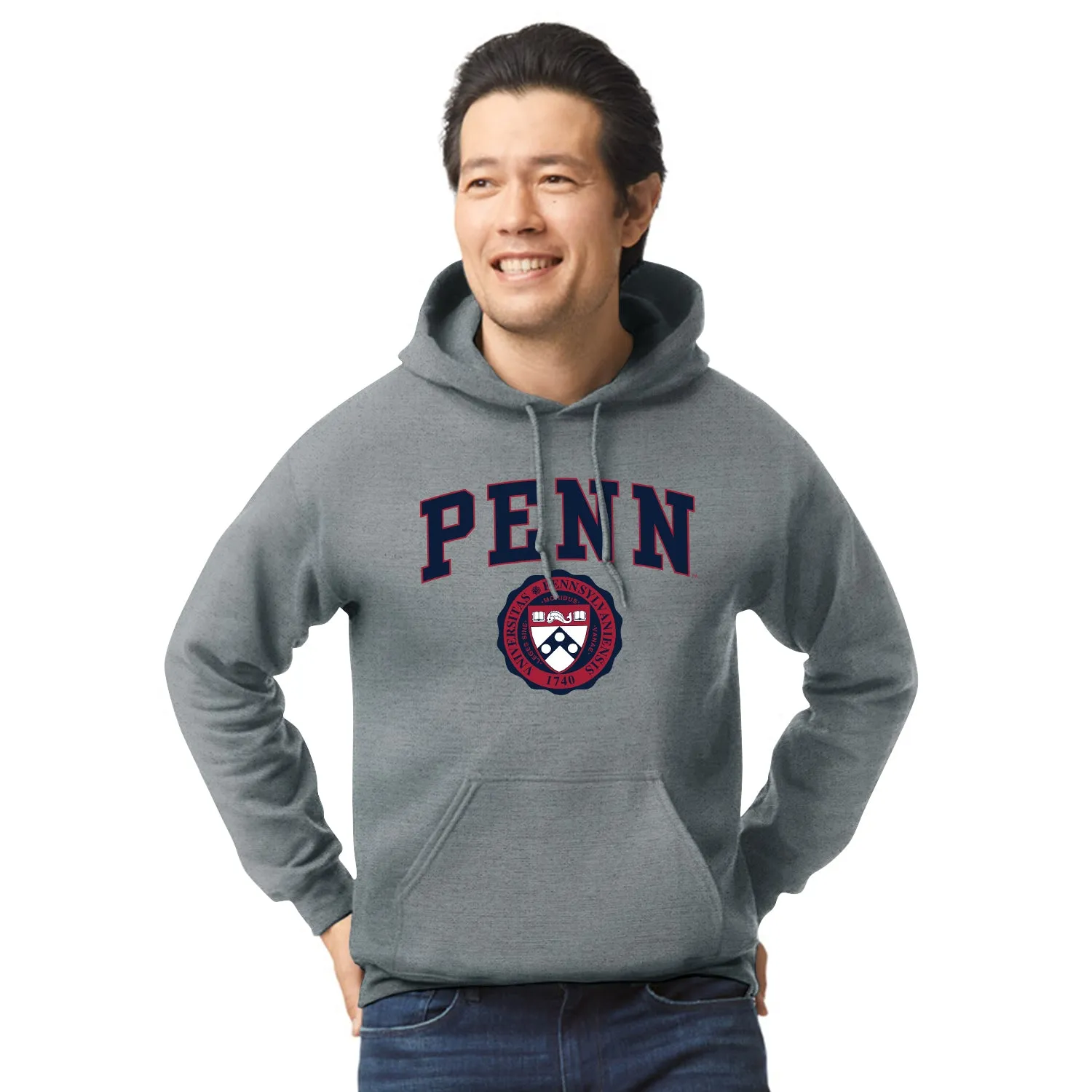 Penn Heritage Hooded Sweatshirt (Charcoal Grey) sold by Barnesmith product image thumbnail 2