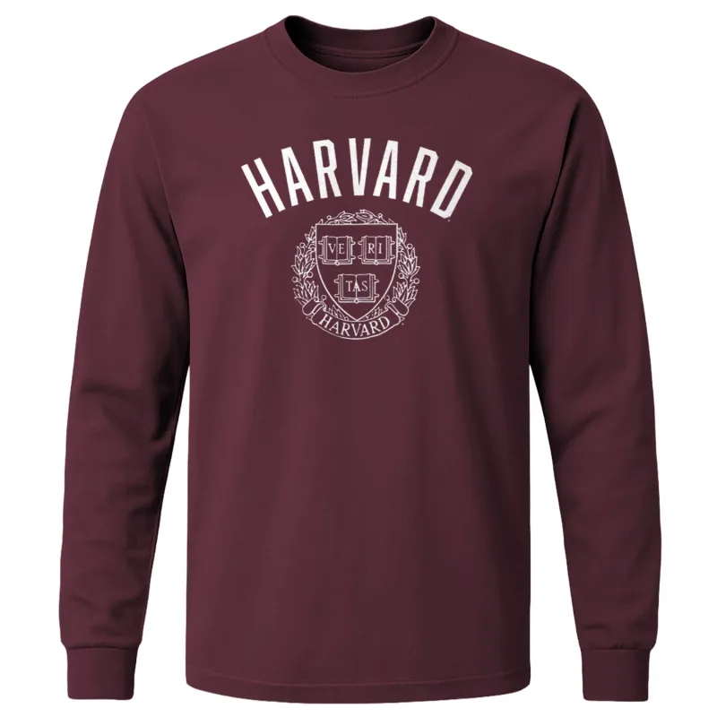 Harvard Long Sleeve T-Shirt Heritage (Crimson) sold by Barnesmith