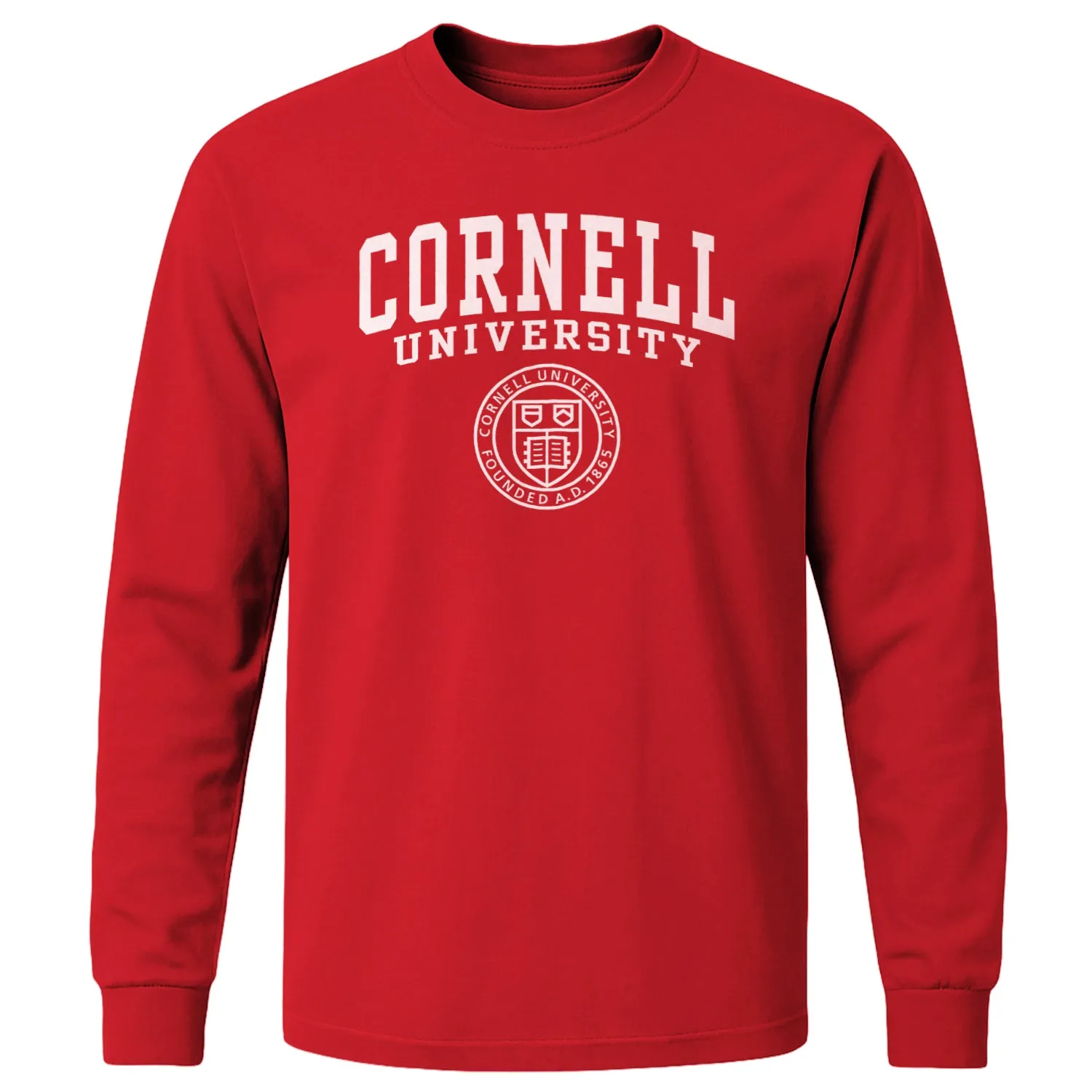 Cornell Heritage Long Sleeve T-Shirt (Red) sold by Barnesmith