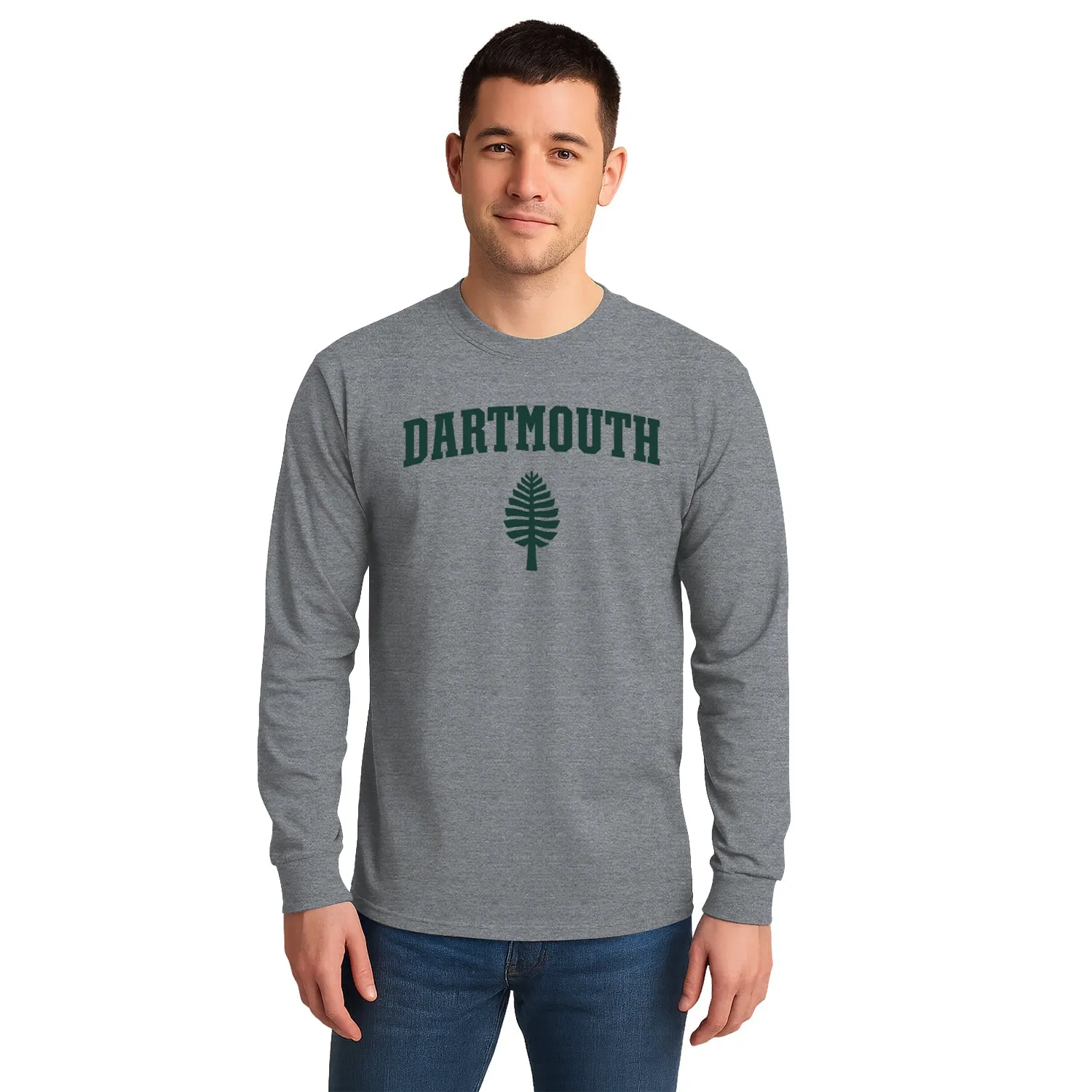 Dartmouth Heritage Long Sleeve T-Shirt (Charcoal Grey) sold by Barnesmith product image thumbnail 2