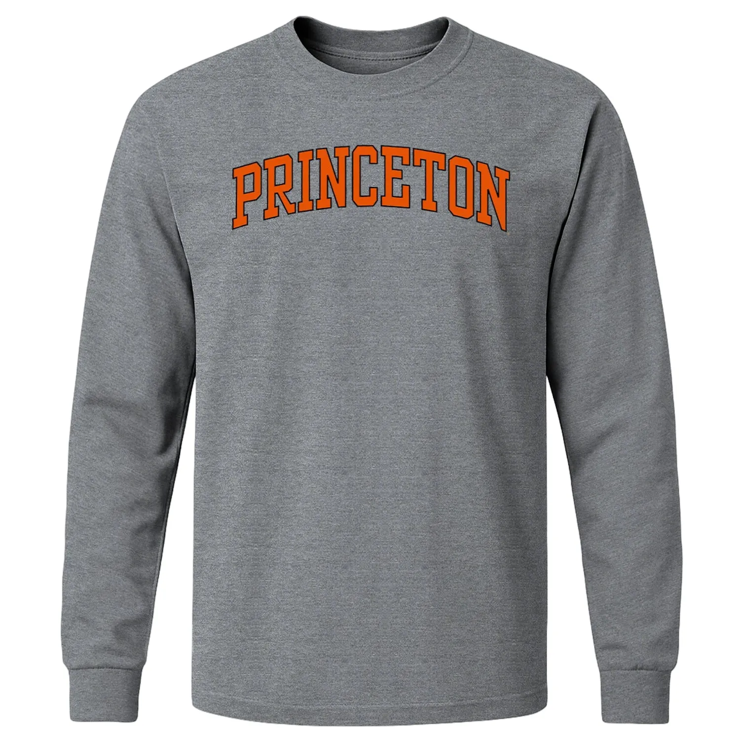 Princeton Classic Long Sleeve T-Shirt (Charcoal Grey) sold by Barnesmith