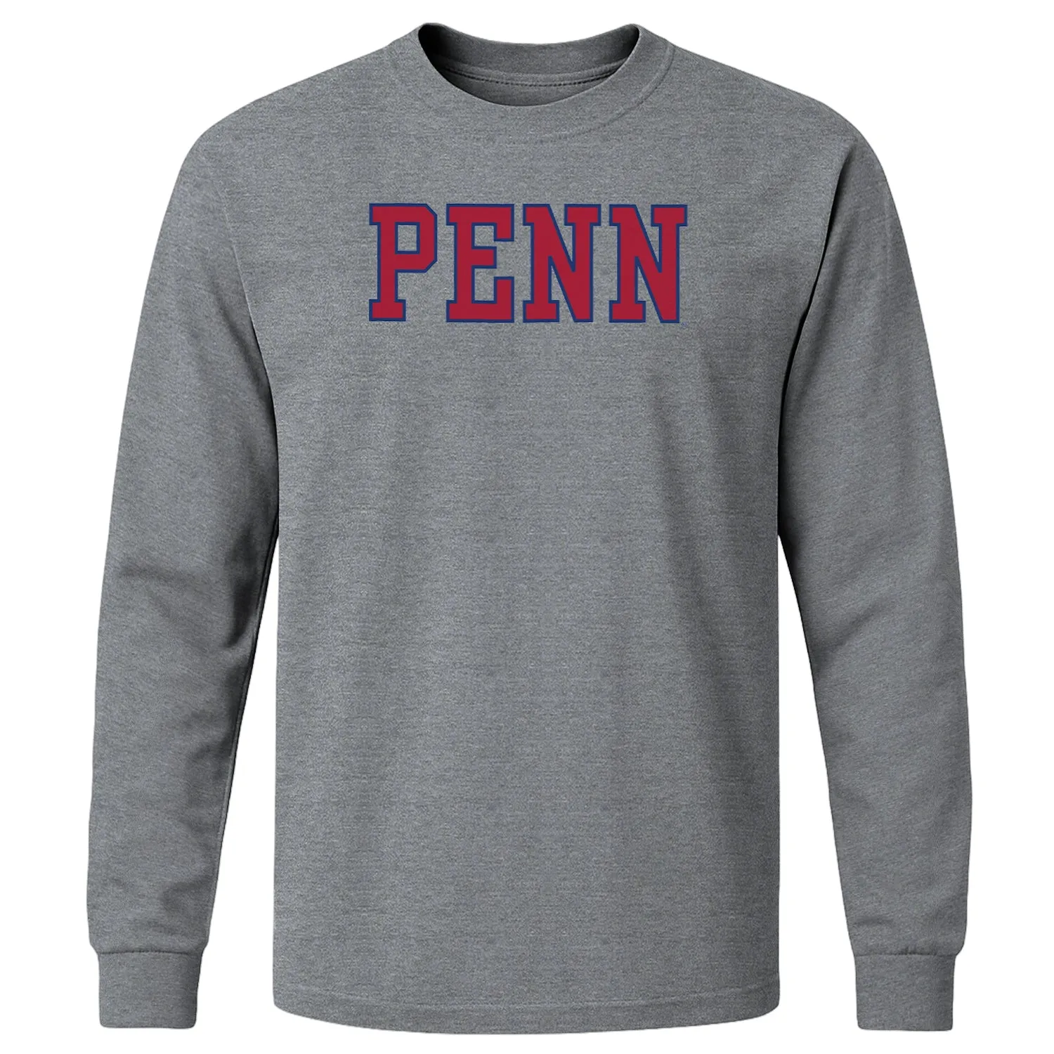University of Pennsylvania Quakers Penn Classic Long Sleeve T-Shirt (Charcoal Grey) sold by Barnesmith