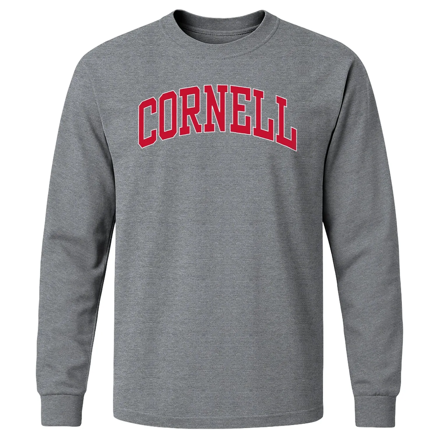 Cornell Classic Long Sleeve T-Shirt (Charcoal Grey) sold by Barnesmith