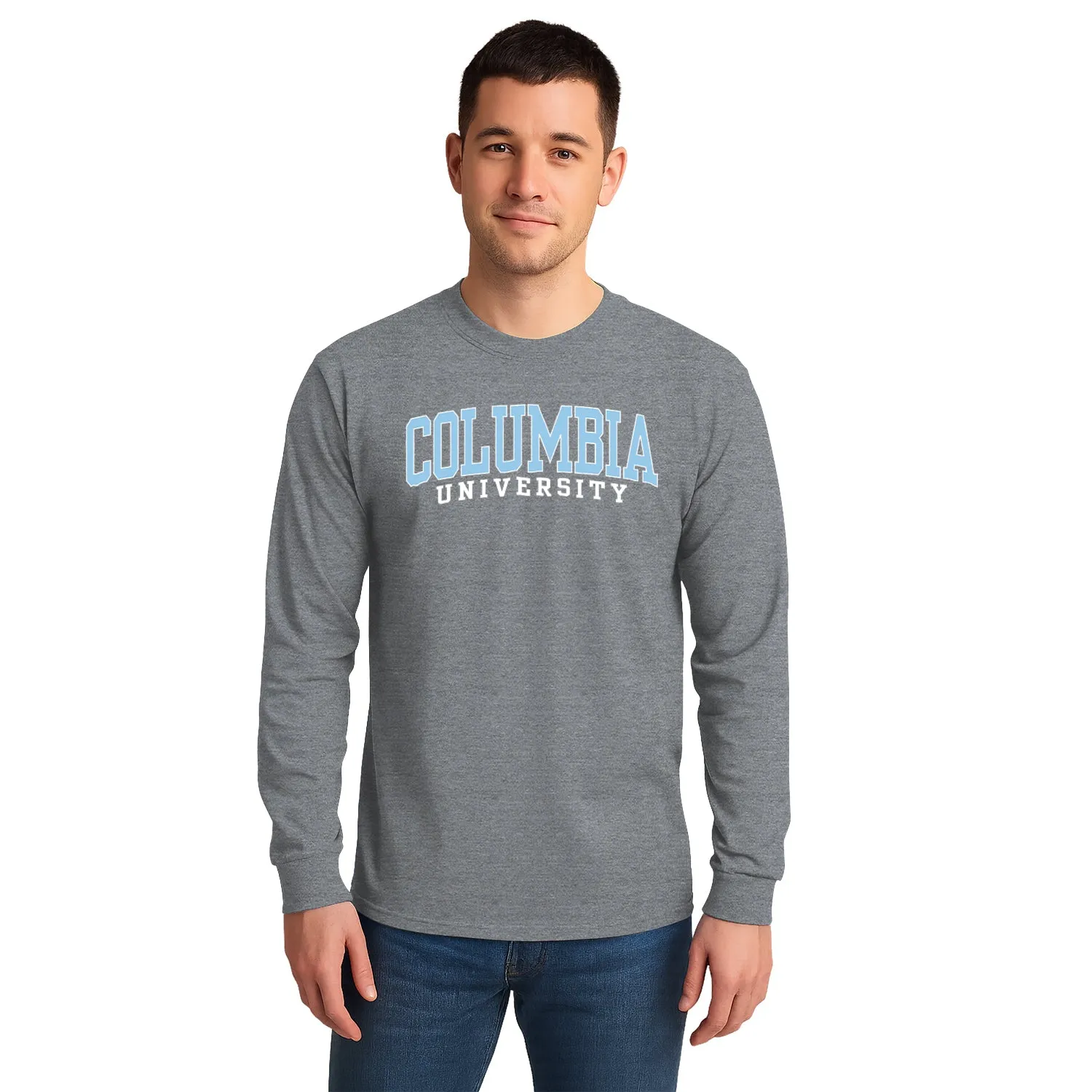 Columbia Classic Long Sleeve T-Shirt (Charcoal Grey) sold by Barnesmith product image thumbnail 2
