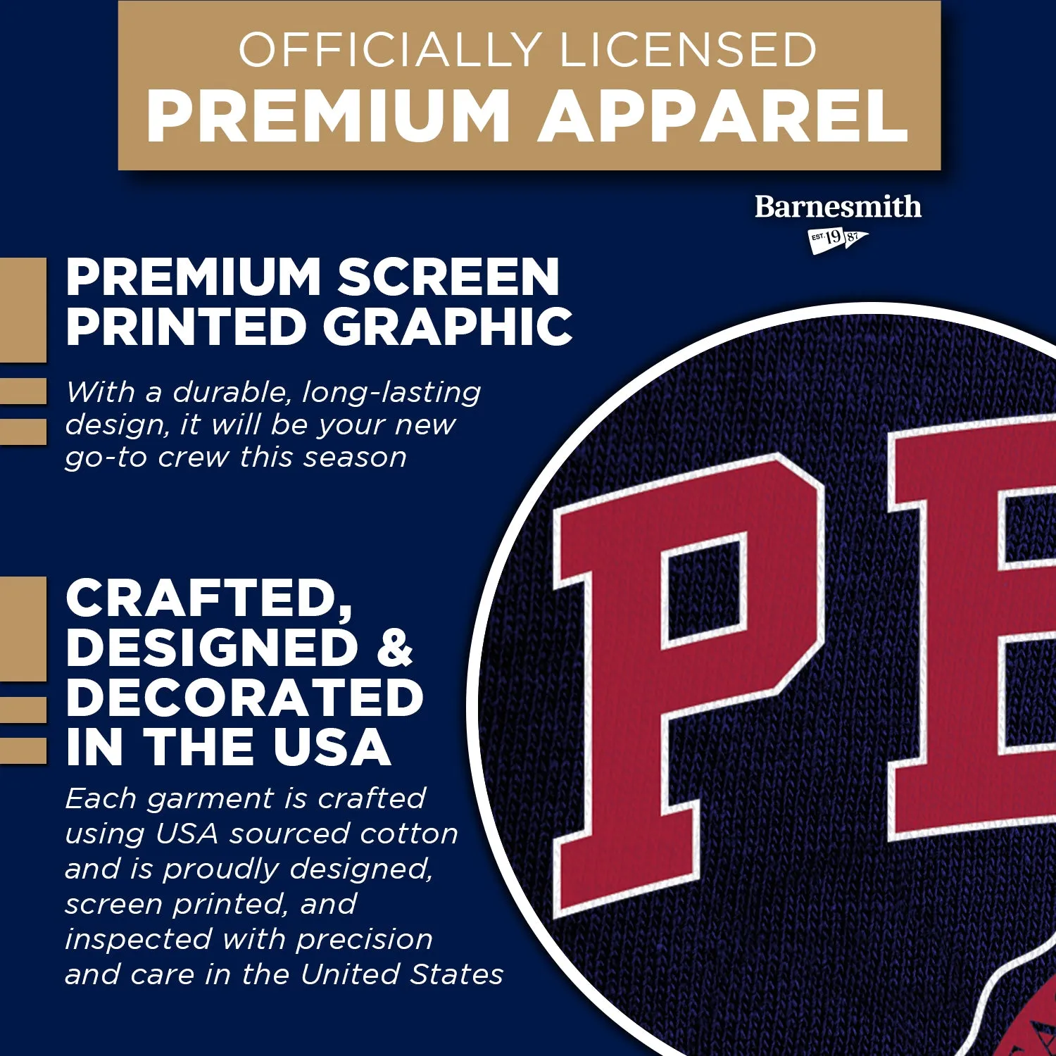Penn Heritage Sweatshirt II (Navy) sold by Barnesmith product image thumbnail 4