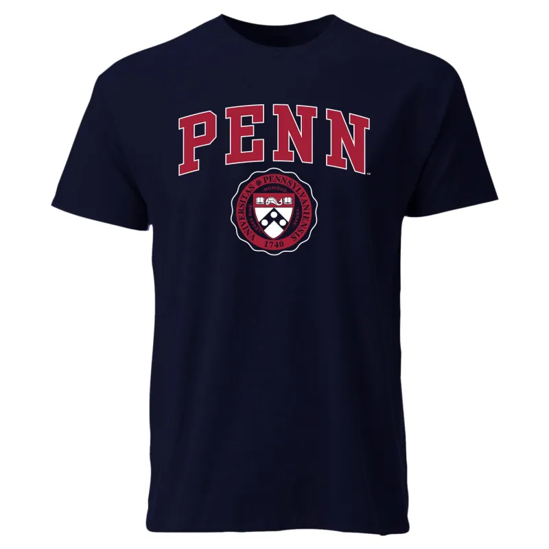 Penn Heritage T-shirt (Navy) sold by Barnesmith