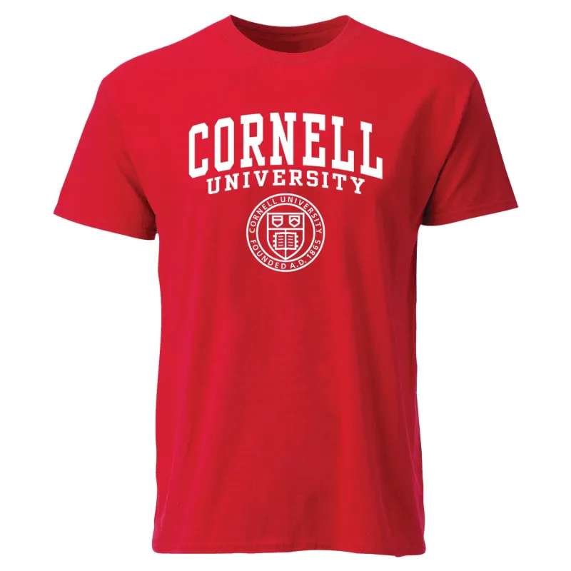 Cornell Heritage T-shirt (Red) sold by Barnesmith