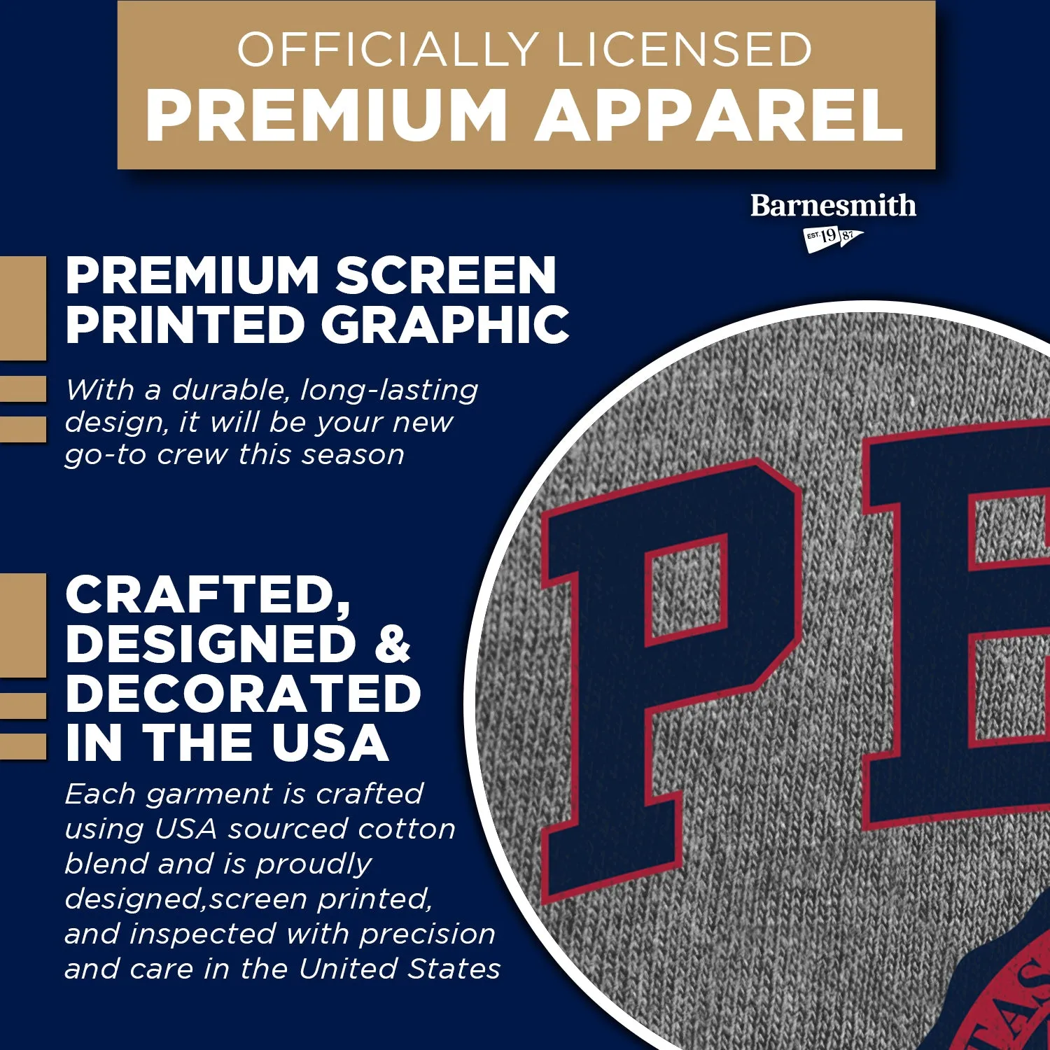 Penn Heritage Sweatshirt (Charcoal Grey) sold by Barnesmith product image thumbnail 4