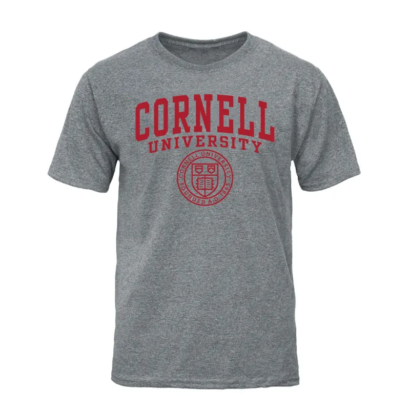 Cornell Heritage T-shirt (Charcoal Grey) sold by Barnesmith