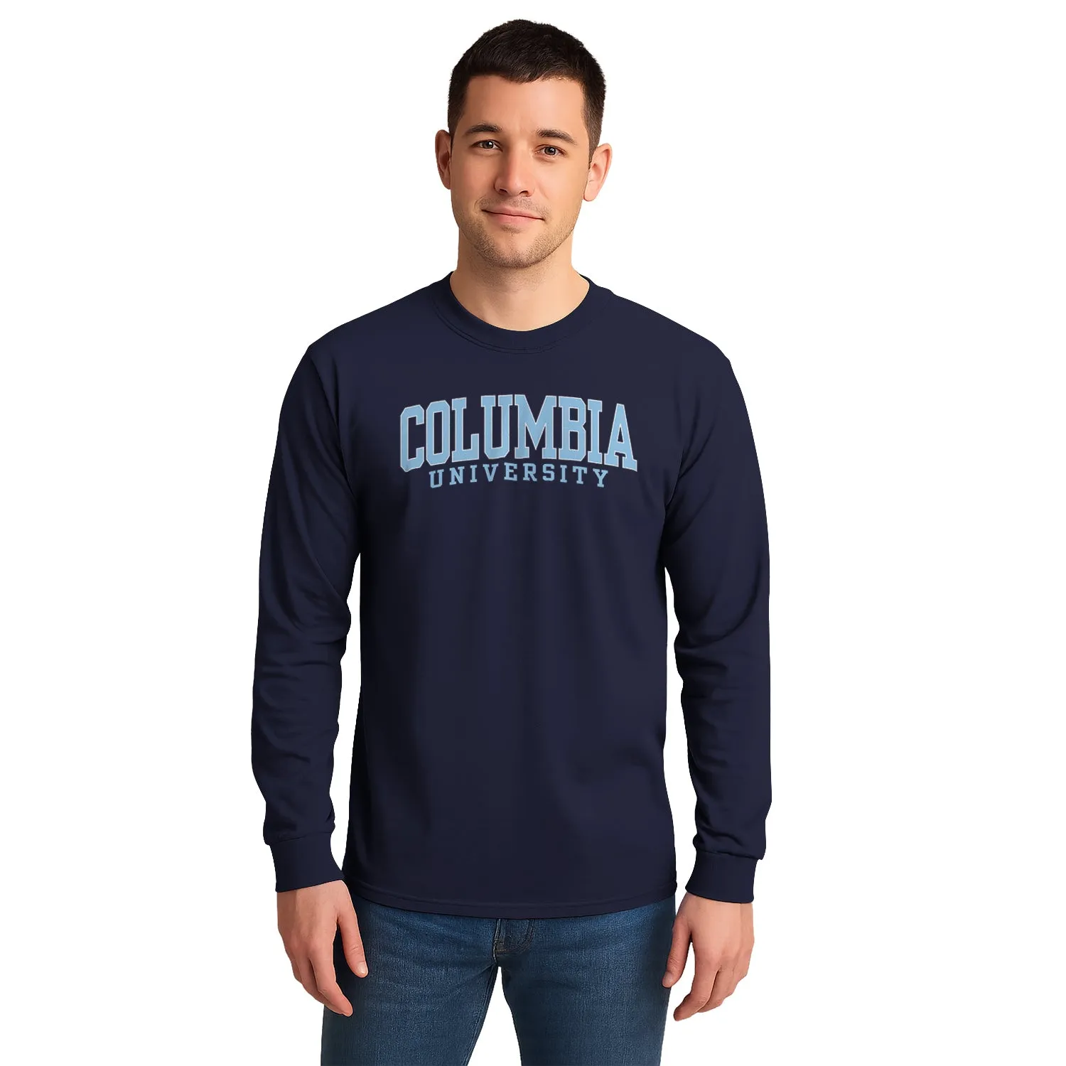 Columbia Classic L/S T-Shirt (Navy) sold by Barnesmith product image thumbnail 2