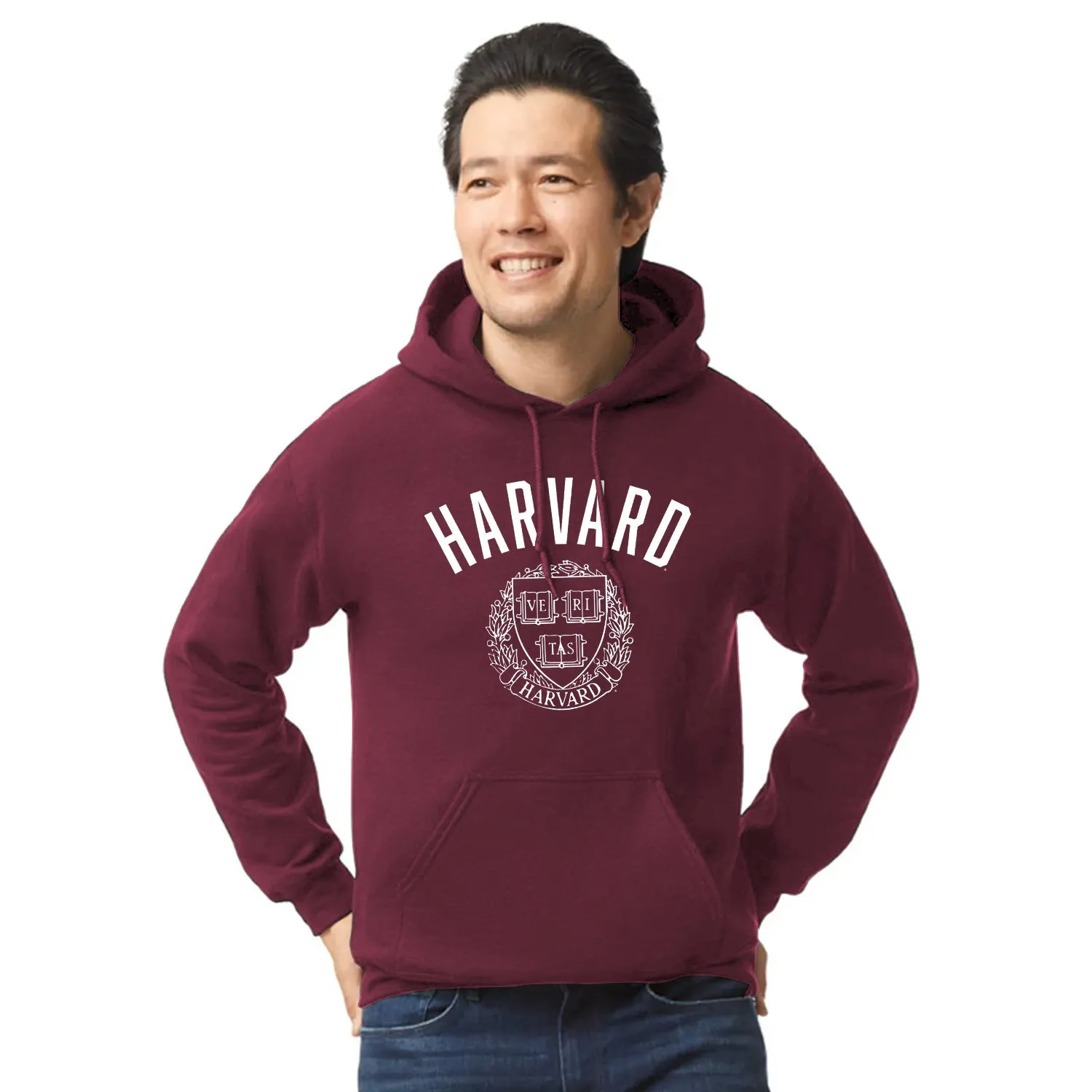 Harvard University Heritage Hooded Sweatshirt (Crimson) sold by Barnesmith product image thumbnail 2