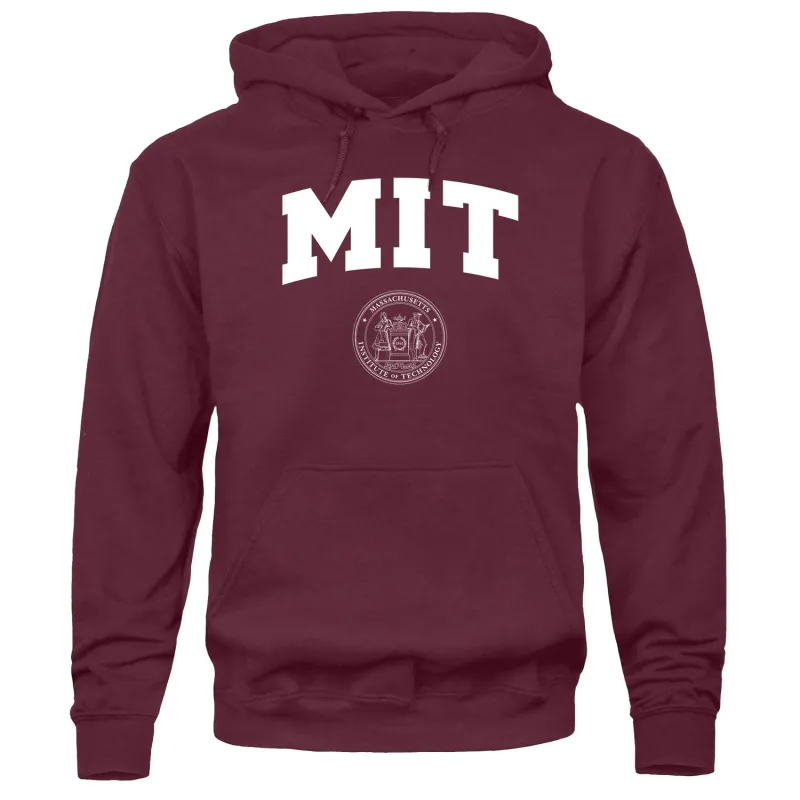 MIT Heritage Hooded Sweatshirt (Maroon) sold by Barnesmith