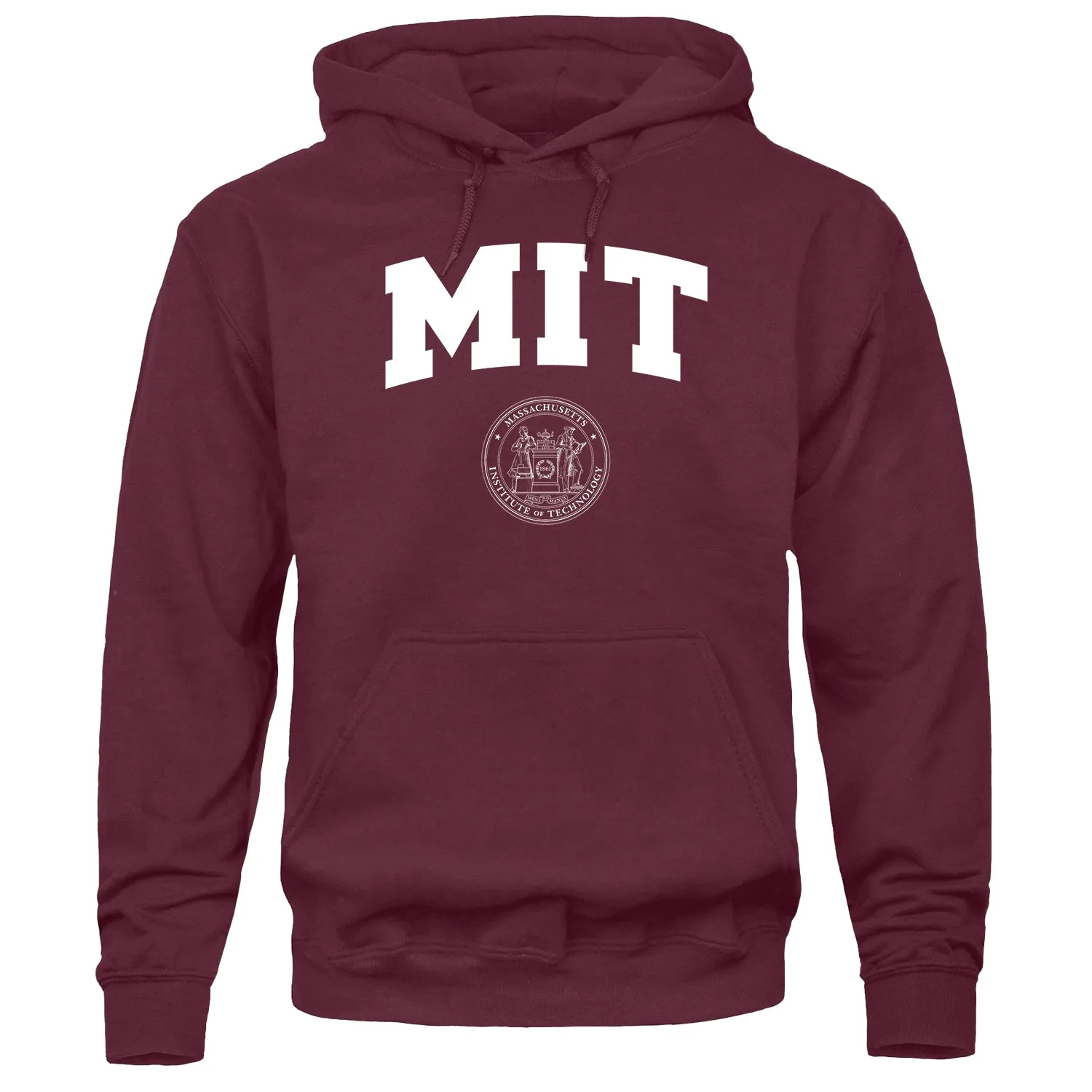 MIT Heritage Hooded Sweatshirt (Maroon) sold by Barnesmith