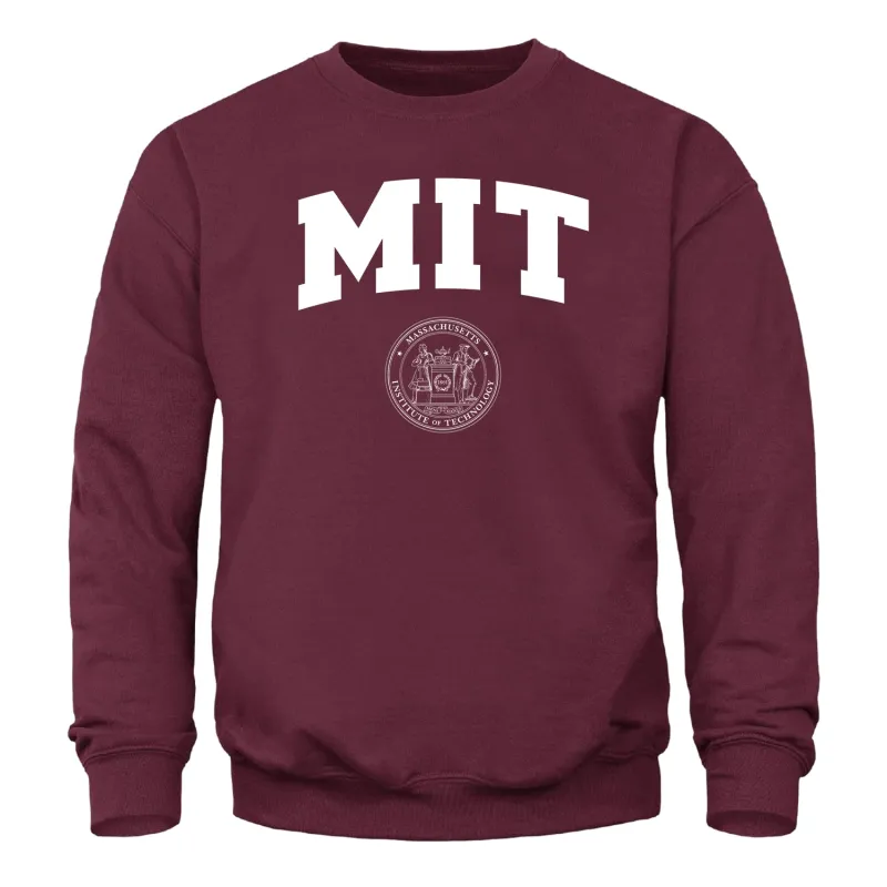 MIT Heritage Crew Sweatshirt (Maroon) sold by Barnesmith