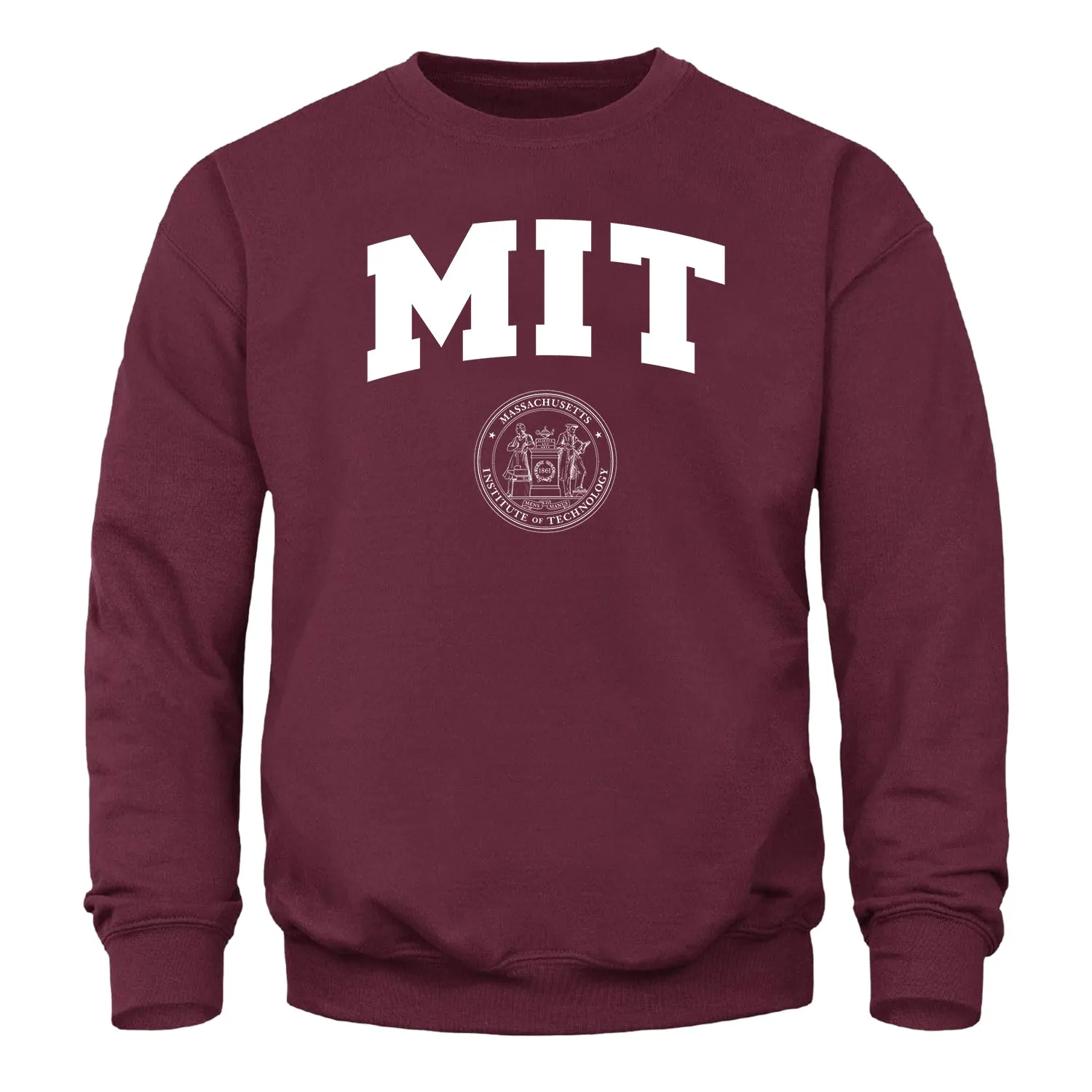 MIT Heritage Crew Sweatshirt (Maroon) sold by Barnesmith