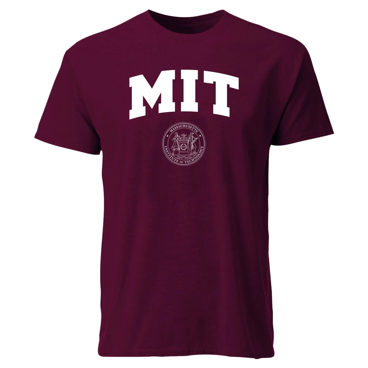 MIT Heritage T-Shirt (Maroon) sold by Barnesmith