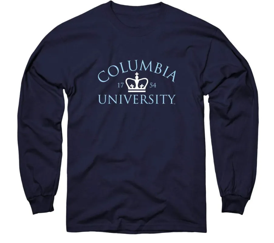 Columbia Crown 1754 Long Sleeve T-shirt (Navy) sold by Barnesmith