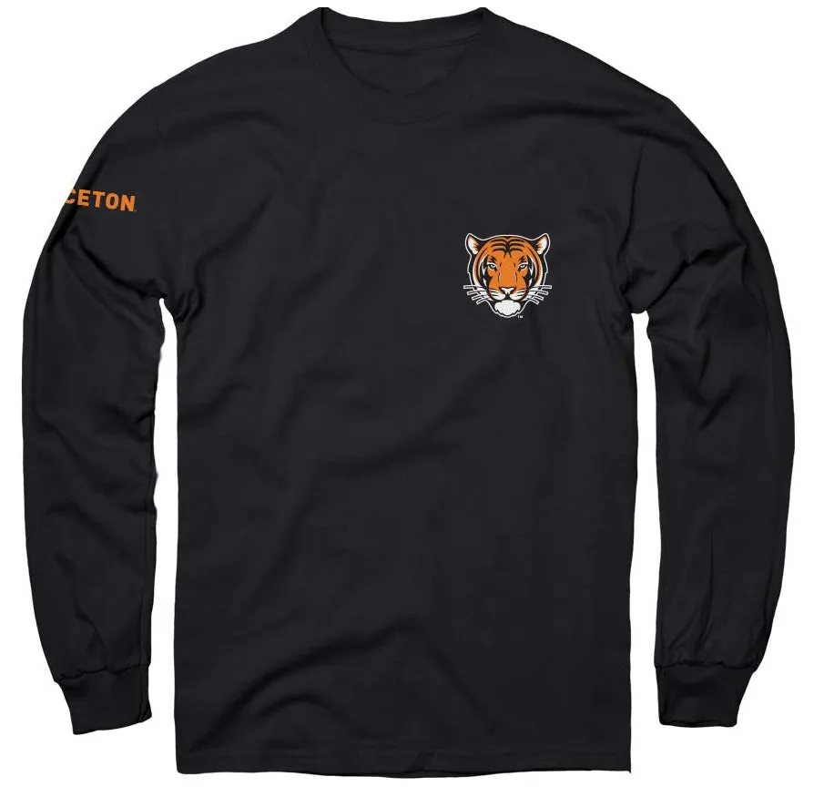 Princeton Mascot Long Sleeve T-Shirt (Black) sold by Barnesmith